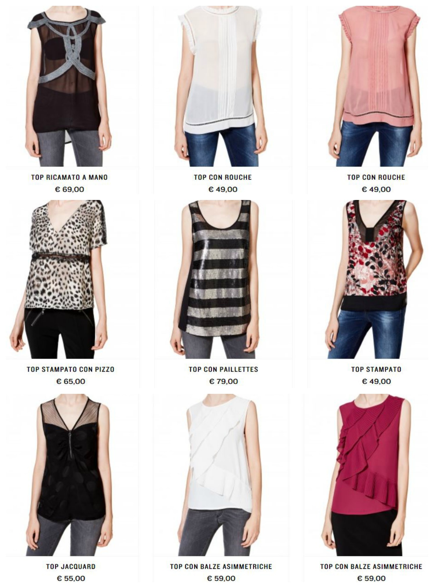 Top Sisley collezione autunno inverno 2017 2018