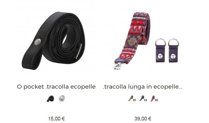 Tracolle O Bag per borse O Pocket