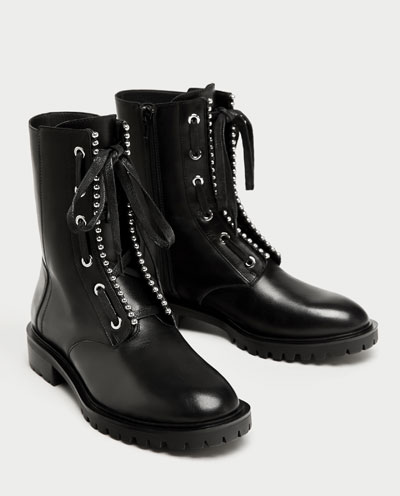Anfibi femminili Zara prezzo 89 95 euro
