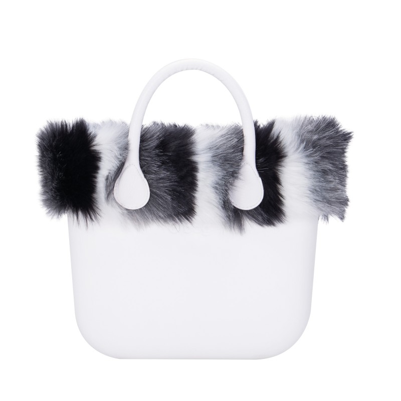 Bordo O Bag Mini Ecopelliccia Volpetta inverno 2018 prezzo 70 euro