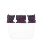 Bordo borsa O Bag Mini in tessuto pois