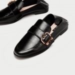 Mocassino in pelle con fibbia Zara prezzo 49 95 euro