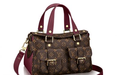 Nuova Borsa Louis Vuitton Manhattan viola autunno inverno 2017 2018 prezzo 1840 euro