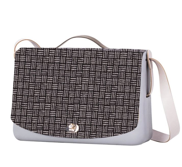 Nuova Patta O Folder Mini in tessuto fantasia retro optical inverno 2017 2018