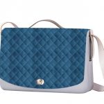 Nuova Patta borsa O Folder Mini in Velluto trapuntato inverno 2017 2018