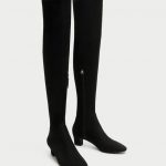 Stivale alto over the knee con tacco comodo ZARA prezzo 59 95 euro