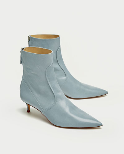 Stivaletti in pelle Zara prezzo 69 95 euro