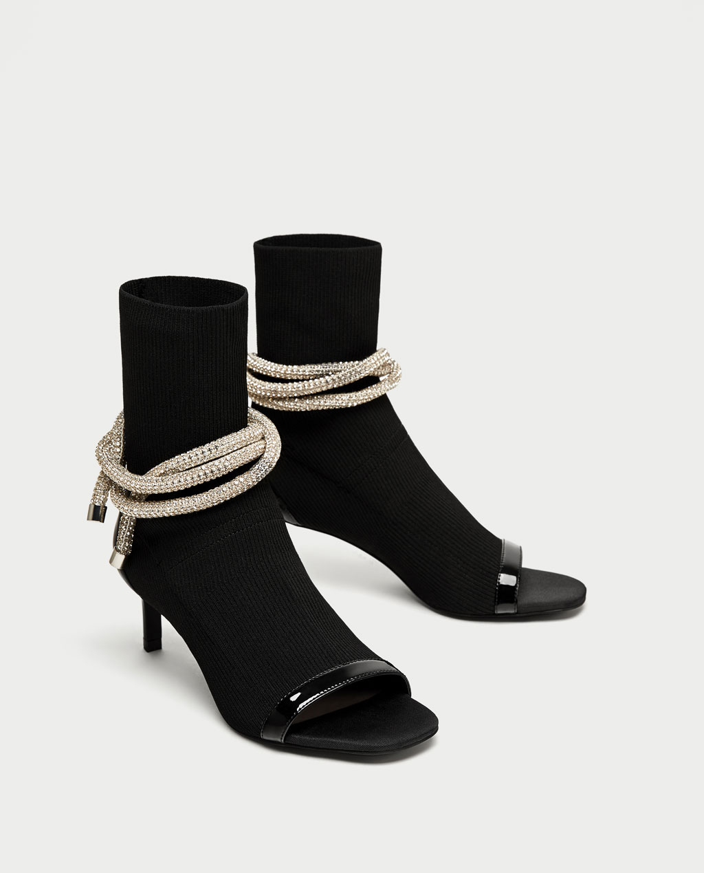 Stivaletto open toe Zara prezzo 69 95 euro