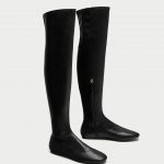Stivali over the knee bassi Zara inverno 2017 2018 prezzo 49 95 euro