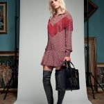 Abitino corto a maniche lunghe Denny Rose inverno 2017 2018