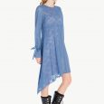 Abito asimmetrico in pizzo Twin Set inverno 2017 2018 prezzo 218 euro
