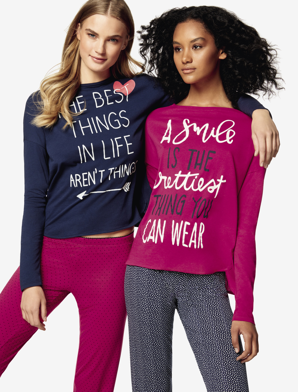 Benetton Pigiami Donna inverno 2017 2018