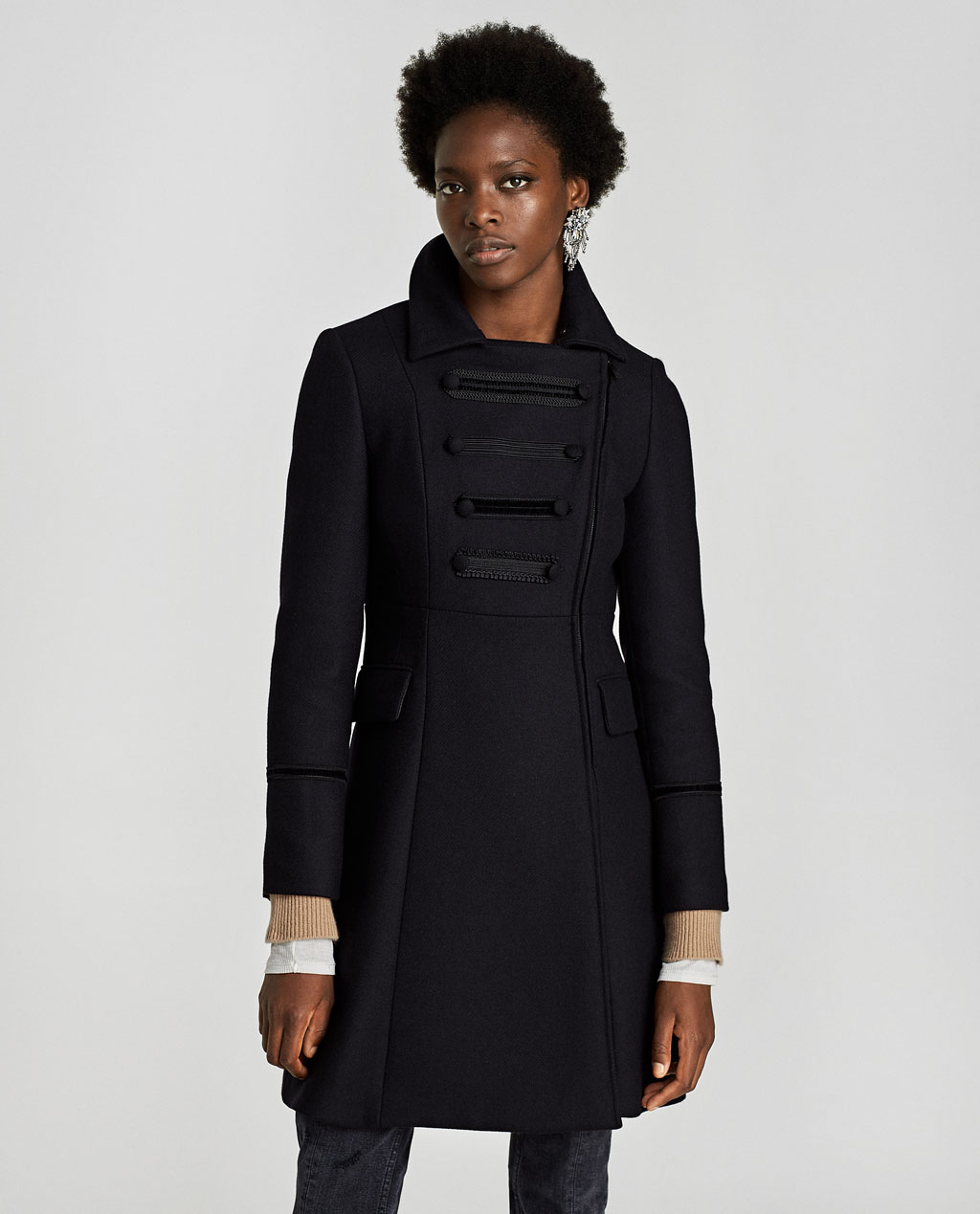 Cappotto Zara collezione inverno 2017 2018 prezzo 139 euro