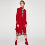 Cappotto Zara in lana rossa prezzo 89 95 euro