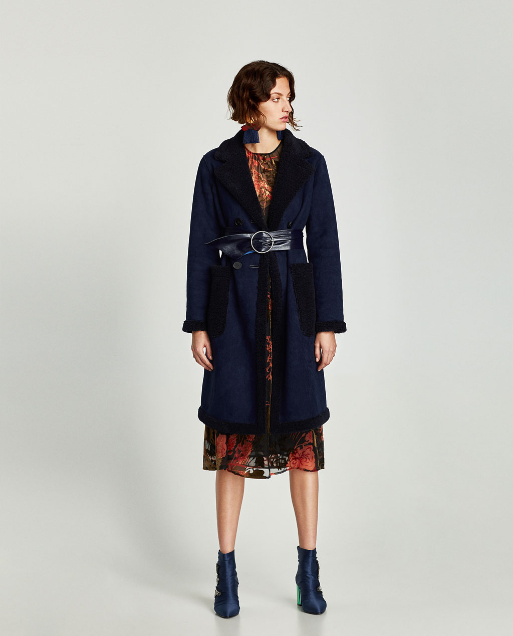 Cappotto double face Zara inverno 2017 2018 prezzo 89 95 euro
