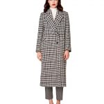 Cappotto lungo pied de poule Benetton inverno 2017 2018 prezzo 169 euro