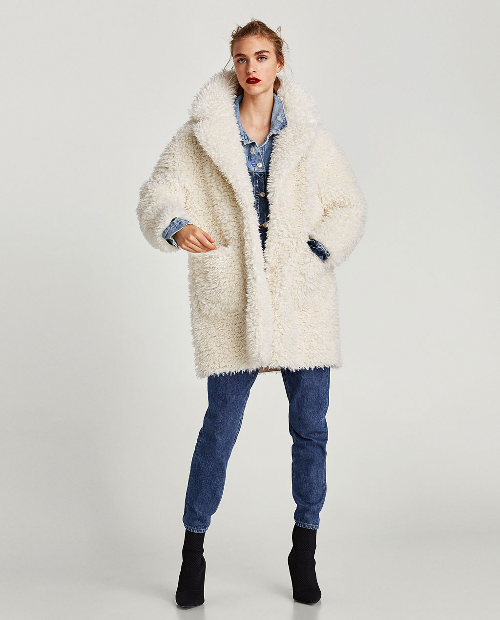 Cappotto pellicciotto Zara prezzo 69 95 euro