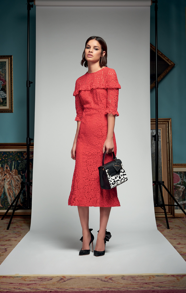 Denny Rose Abito in pizzo inverno 2017 2018