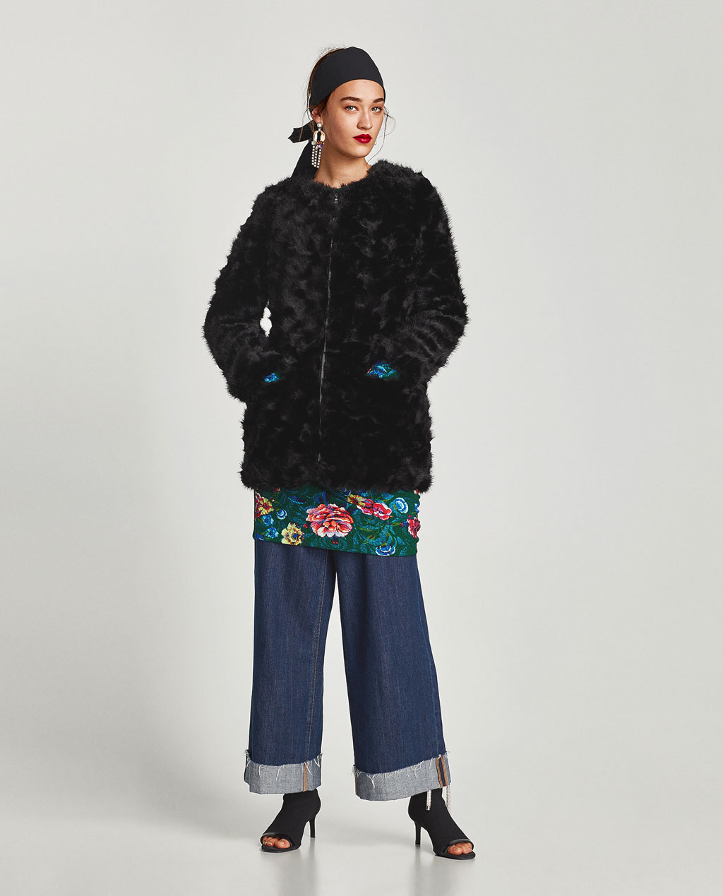 Eco pelliccioto Zara prezzo 69 95 euro