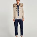 Giaccone con cappuccio Zara inverno 2017 2018 prezzo 139 euro