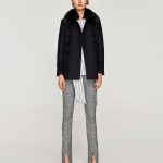 Giaccone con collo removibile Zara inverno 2017 2018 prezzo 99 95 euro