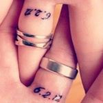 Romantica idea tatuaggio di coppia