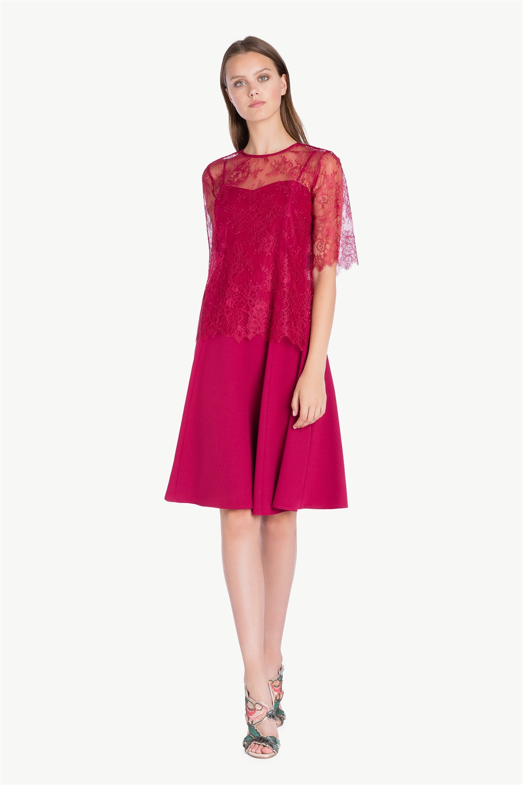 Vestito elegante da cerimonia Twin Set inverno 2017 2018 prezzo 214 euro