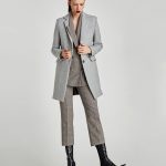 Zara cappotto grigio melange inverno 2017 2018 prezzo 99 95 euro