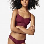 reggiseno top e slip in pizzo Benetton