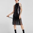 Abito con paillettes e frange Zara Capodanno 2017 2018 prezzo 49 95 euro