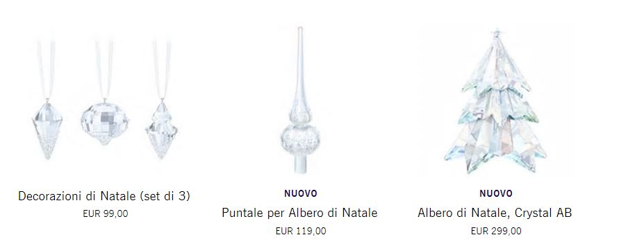 Albero di Natale e Decorazioni albero Swarovski