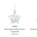 Decorazioni Natalizie a forma di Stella Swarovski