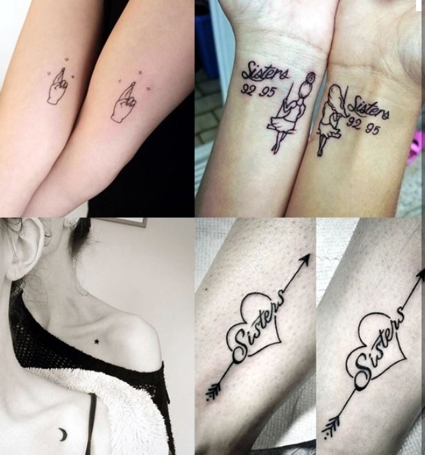 Idea Tatuaggio per sorelle