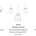 Nuove Palline e Campanelle Swarovski Natale 2017