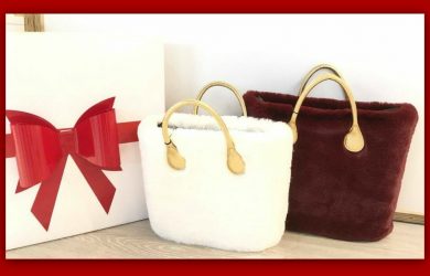 O Bag Christmas Collection 2017 Fluffy Fur Cover in ecopelliccia