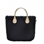 O Bag Mini cover ecopelliccia nera prezzo 148 euro