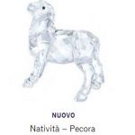 Pecorella per presepe Swarovski Natale 2017
