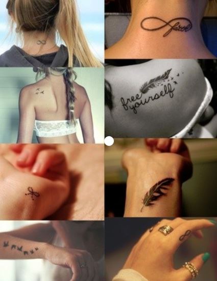 Piccoli Tatuaggi femminili