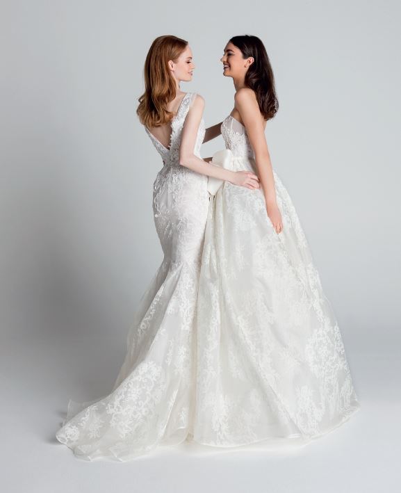 Abiti da sposa a sirena e da principessa in pizzo Antonio Riva