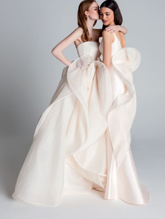 Abiti da sposa sculture in mikado Antonio Riva