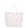 O Bag Mini Matelasse bianca con cristalli prezzo 140 euro inverno 2018