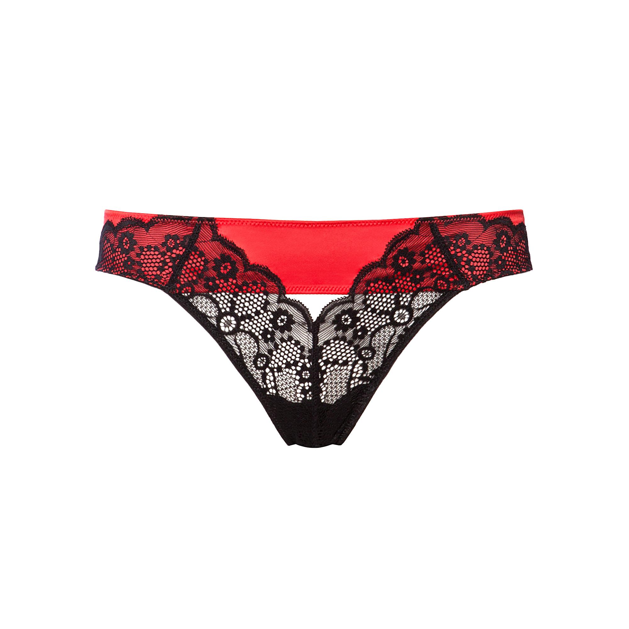 Slip brasiliana da abbinare al reggiseno con manichette Yamamay Natale e Capodanno 2017 2018