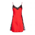 Sottoveste in raso e pizzo Yamamay collezione Natale 2017