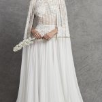 Tendenza Abito da sposa con mantella 2018 Zuhair Murad