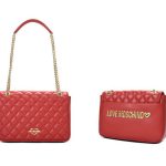 Borsa a spalla trapuntata Love Moschino 2018