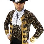 Costume da carnevale uomo da pirata stile barocco