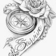 Disegno per tatuaggio con significato del tempo