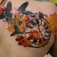 Immagine Tatuaggio Orologio simbolo del tempo che passa
