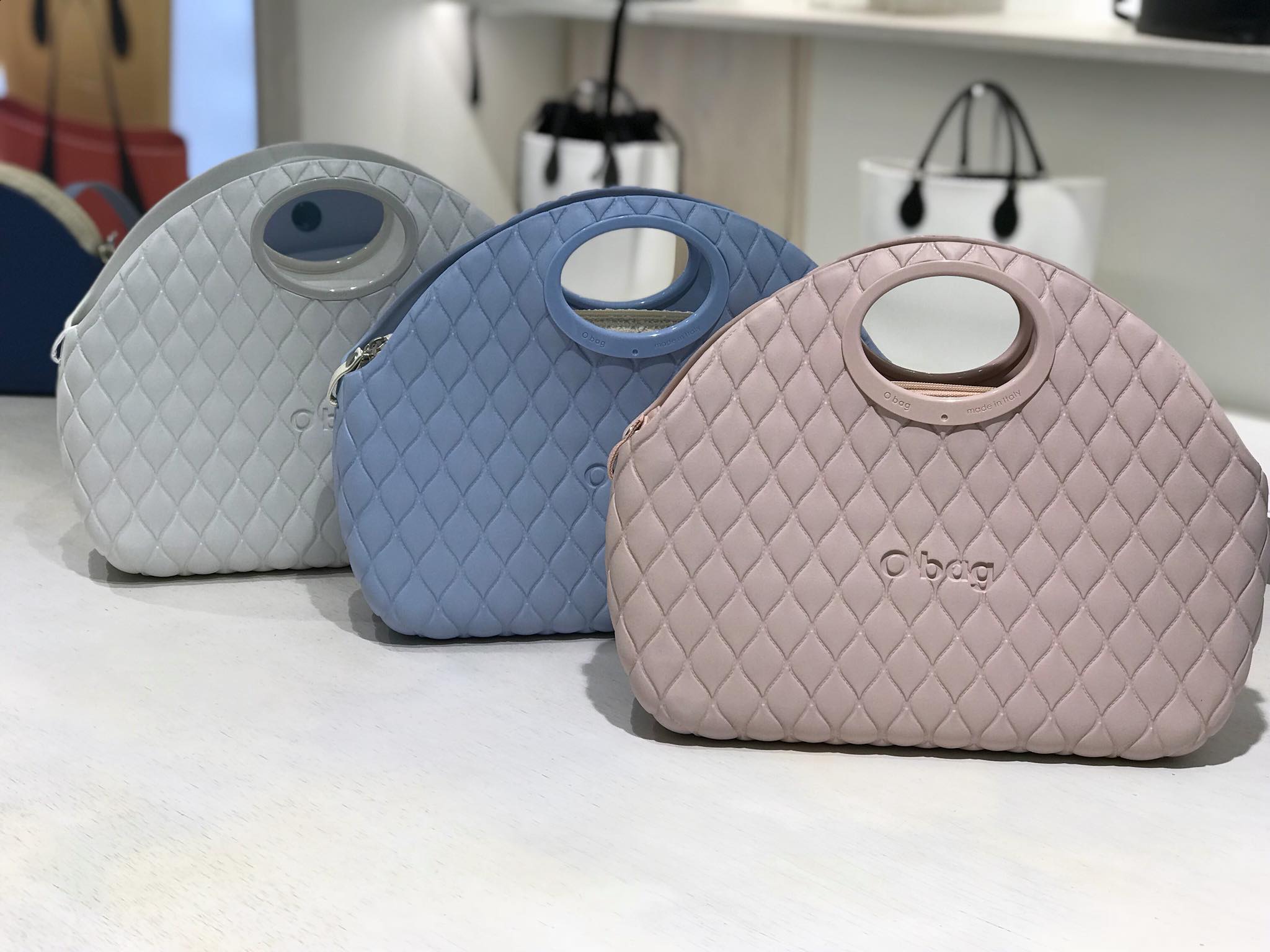 Nuova collezione borse O Bag Moon matelasse primavera estate 2018