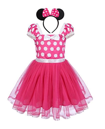 Vestito Carnevale bambina Minni fino ai 4 anni